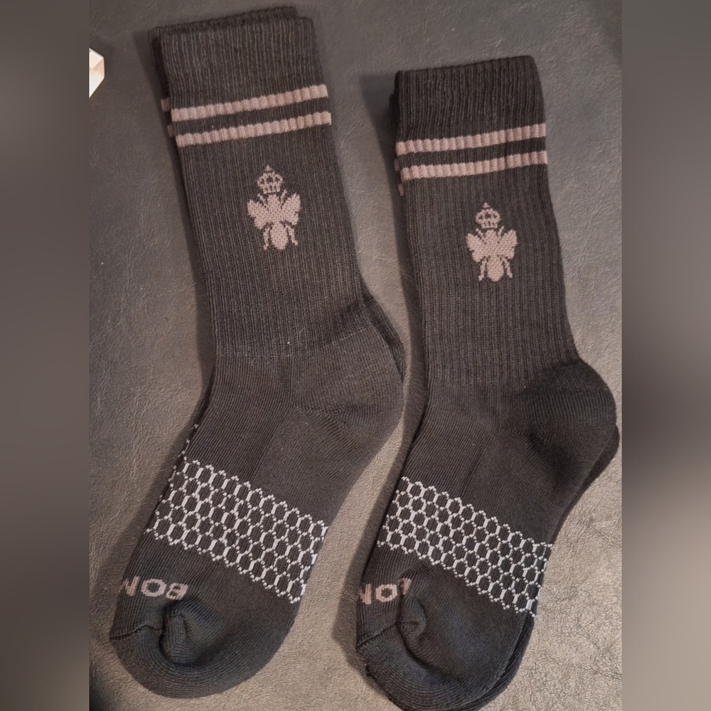 Bombas ●KIDS● Black and Gray Crew Socks ☆SIZE SMALL☆ NEW ▪︎2 Pair▪︎